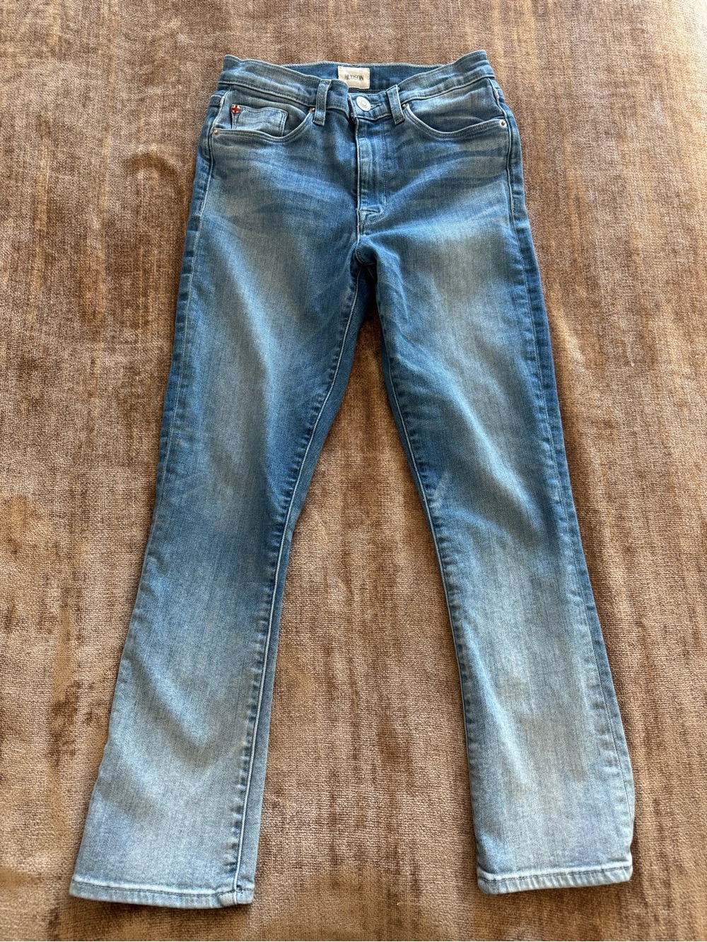 Hudson High Rise Baby Kick Flare Jeans Size 27